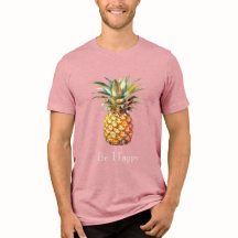 Tropiskt ananas lycklig