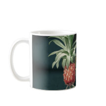 Tropiskt ananas Marcular Elegant Monogram