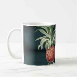 Tropiskt ananas Marcular Elegant Monogram Kaffemugg