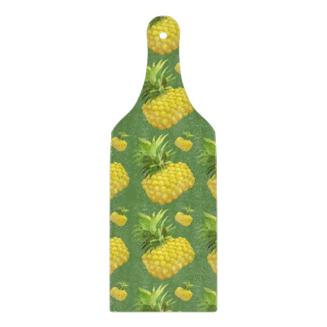 Tropiskt Ananas Mönster: Sommar Frukt Konst (Framsidan)