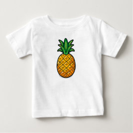 Tropiskt ananas: Sommarblomma T Shirt