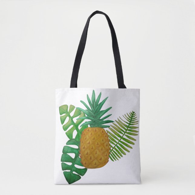 Tropiskt ananas tygkasse (Framsida)