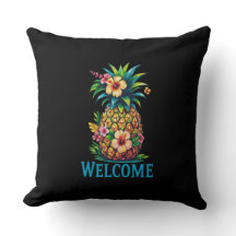Tropiskt ananas utomhus Pillow Aloha