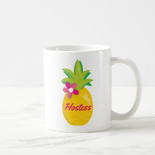 Tropiskt ananas värdinna kaffemugg