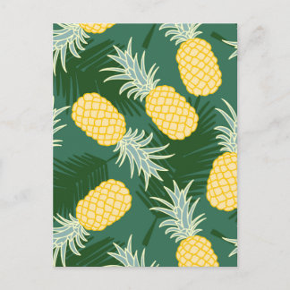 Tropiskt ananas vykort
