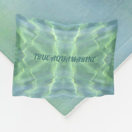 Tropiskt Aquamarine Vatten Personlig Fleecefilt