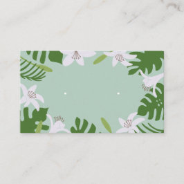 Tropiskt avläsningskort för judiskt Visning Tilläggskort