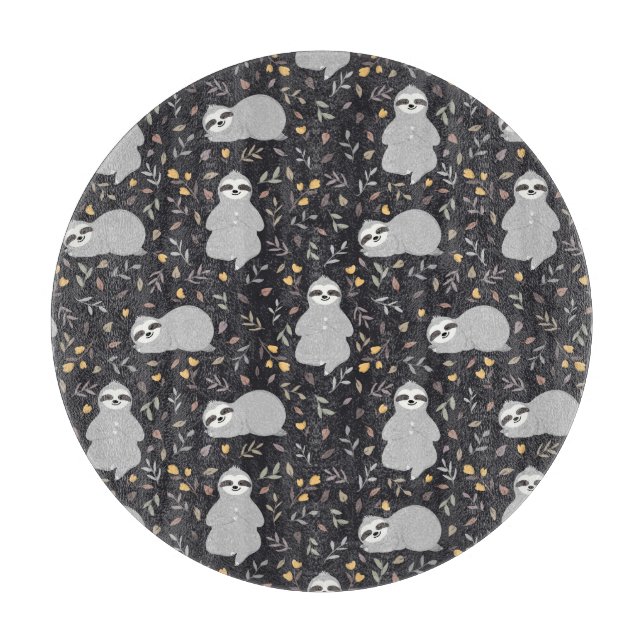 Tropiskt babySlothmönster (Framsidan)