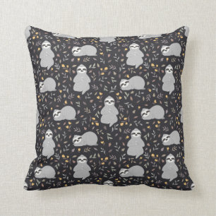 Tropiskt babySlothmönster Kudde