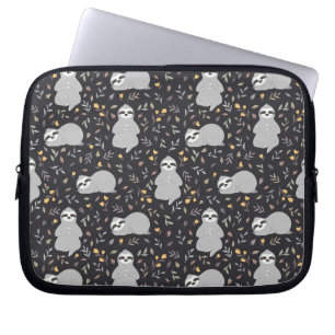 Tropiskt babySlothmönster Laptop Fodral