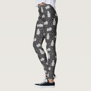 Tropiskt babySlothmönster Leggings