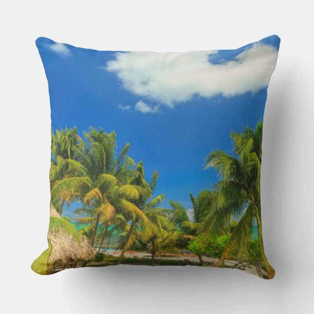 Tropiskt badort, Belize Kudde (Framsida)