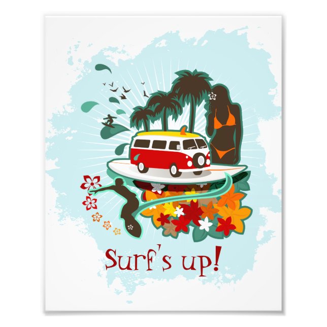 Tropiskt bågscen fototryck (Framsidan)