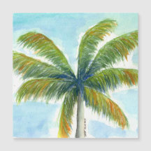 Tropiskt Beach handflatan träd en solnydag