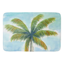 Tropiskt Beach handflatan träd en solnydag