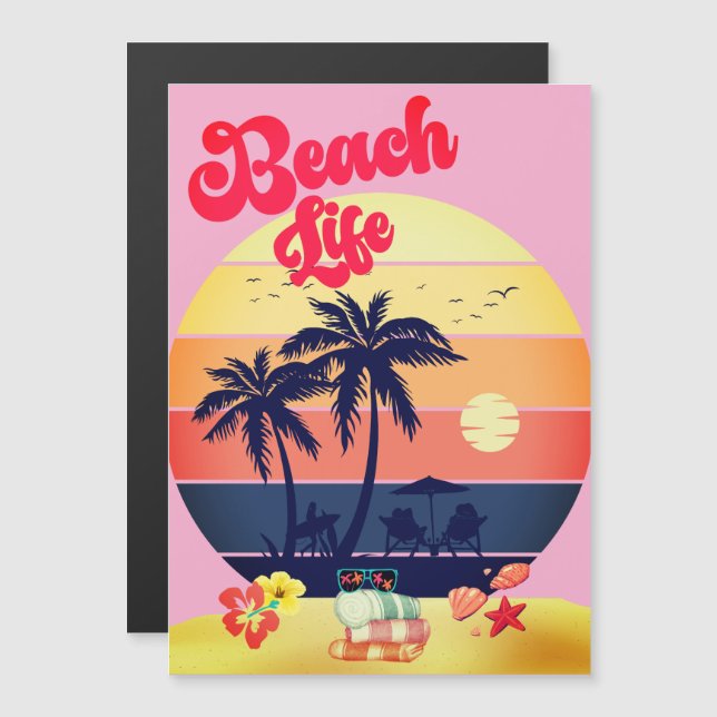 Tropiskt Beach Life (Fram/baksida)