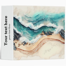 Tropiskt Beach-pärmar sommar 3 ring