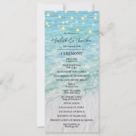 Tropiskt Beach Seaside String Light Bröllop