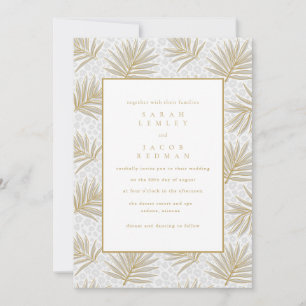 Tropiskt Beach Wedding Inbjudningar
