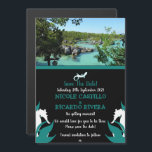 Tropiskt Beach Wedding Magnetic Spara datumen Magnetisk Inbjudningskort<br><div class="desc">Har du ett målbröllop eller ett tropiskt tema för din stora dag? De här sparar datumet med en vacker scenbild av havet, som togs på min smekmånad i Xel Ha, Mexiko. Anpassa din händelsetext till fullo hur som helst. Matchande inbjudningar och OSA kort finns också i min butik. Alla mina...</div>