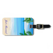 Tropiskt Beach Wedding Ny gifta