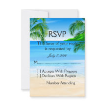Tropiskt Beach Wedding