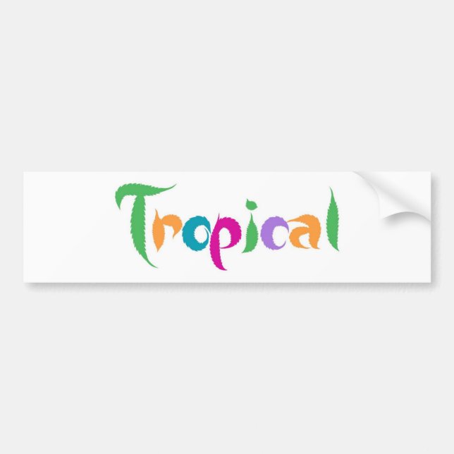 Tropiskt Bildekal (Framsidan)