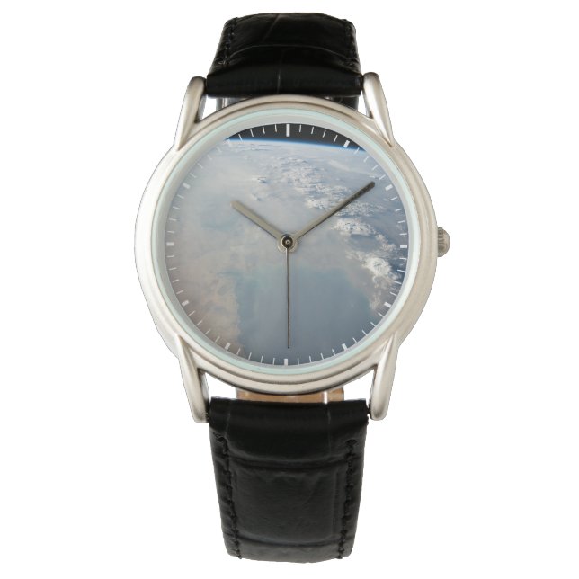 Tropiskt blå Vatten av det persiska Bukt. 2 Armbandsur (Framsida)