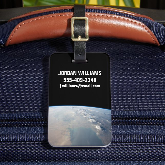 Tropiskt blå Vatten av det persiska Bukt. 2 Bagagebricka (Framsida Insitu 2)