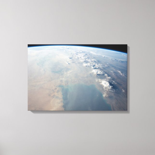 Tropiskt blå Vatten av det persiska Bukt. 2 Canvastryck (Framsida)