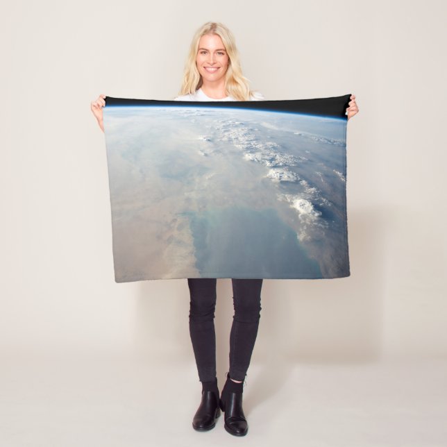 Tropiskt blå Vatten av det persiska Bukt. 2 Fleecefilt (På plats)