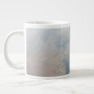 Tropiskt blå Vatten av det persiska Bukt. 2 Jumbo Mugg