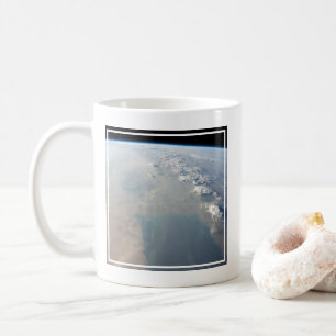 Tropiskt blå Vatten av det persiska Bukt. 2 Kaffemugg