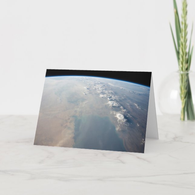 Tropiskt blå Vatten av det persiska Bukt. 2 Kort (Framsida)