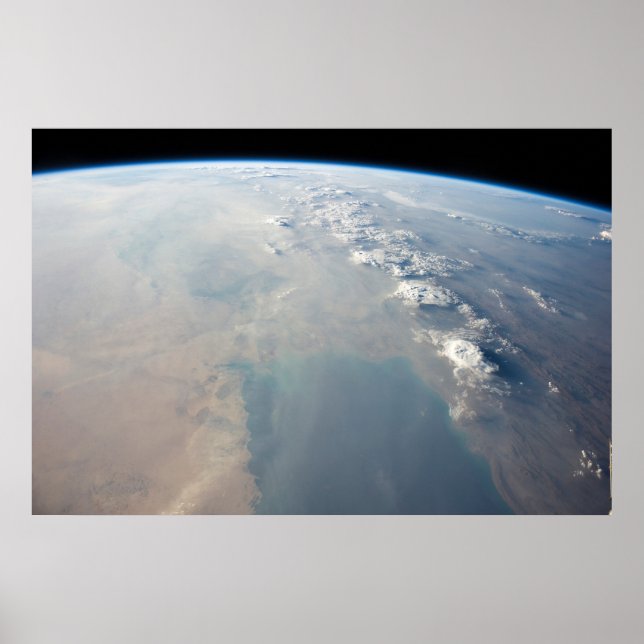 Tropiskt blå Vatten av det persiska Bukt. 2 Poster (Framsidan)