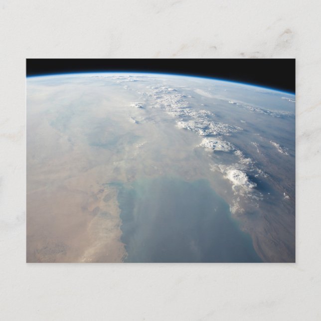 Tropiskt blå Vatten av det persiska Bukt. 2 Vykort (Framsida)