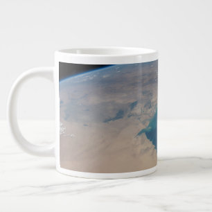 Tropiskt blå Vatten av det persiska Bukt. Jumbo Mugg