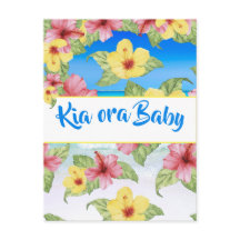 Tropiskt blommande babyskor Beach Kia Ora Baby