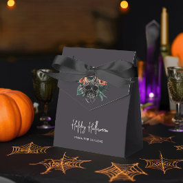 Tropiskt Blommigt Skull Halloween Presentaskar