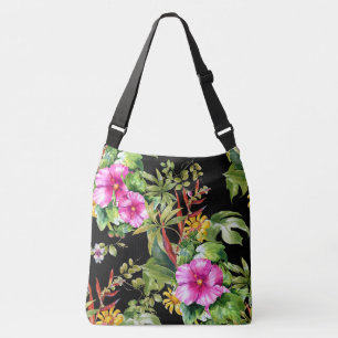 Tropiskt Blommönster Axelväska
