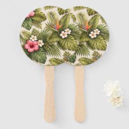 Tropiskt blomster Mönster – Hibiskus, Monstera