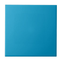 Tropiskt Blue Solid Färg | #0097c8 Kakelplatta