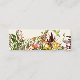 Tropiskt botaniskt landskap. lojalitetskort