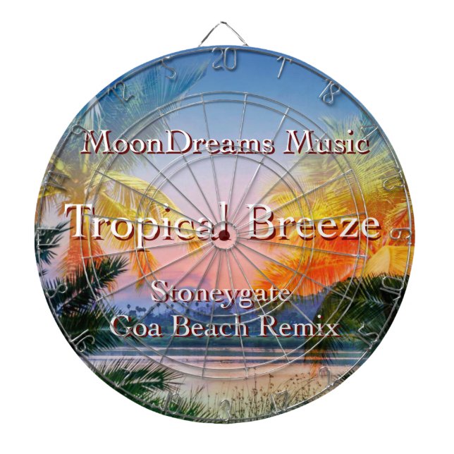 Tropiskt Breeze Stoneygate Goa Beach Remix Darttavla (Framsidan)