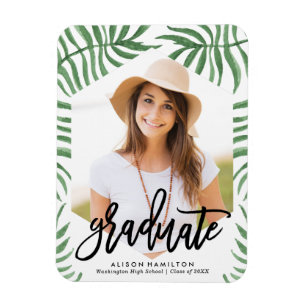 Tropiskt Breeze Studenten Photo Magnet