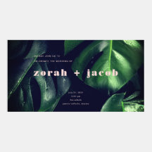 Tropiskt bröllopmeddelande Facebook