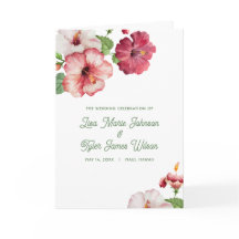 Tropiskt Bröllopsprogram