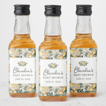 Tropiskt citron, babykläder, vattenfärg