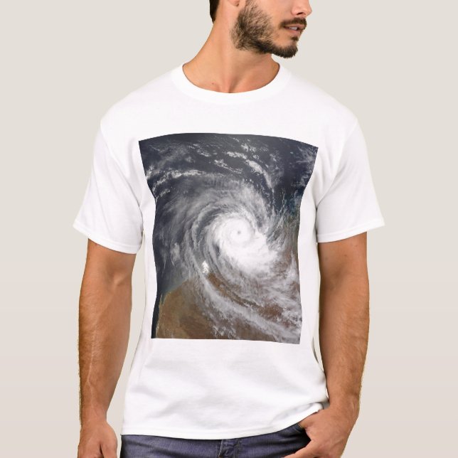Tropiskt cyklon Billy över Australien 2 Tee Shirt (Framsida)