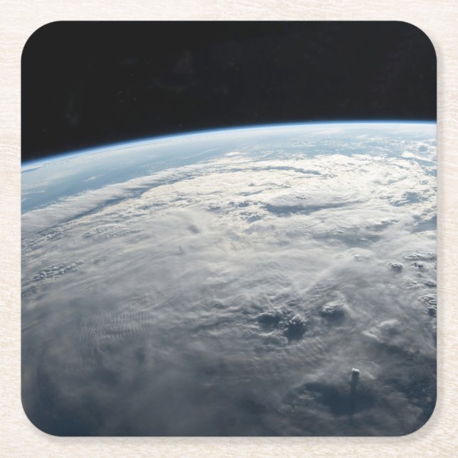 Tropiskt cyklon Idai ovanför Afrikans Kusten. Underlägg Papper Kvadrat (Framsidan)